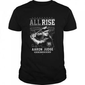 Black And White Design Aaron Judge All Rise Apparel Shirt